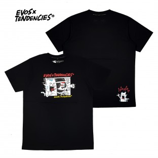 Evos x Tendencies T-Shirt Naughty Trip Black