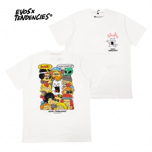 Evos x Tendencies T-Shirt Roarr Colony White